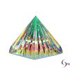 LichtKristall-Pyramide - Grün
