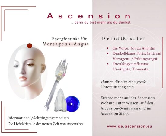 LichtKristalle-Ascension -Versagungs-Angst