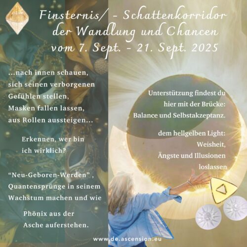 Finternis-Korridor der Wandlung und Chancen, neu geboren werden