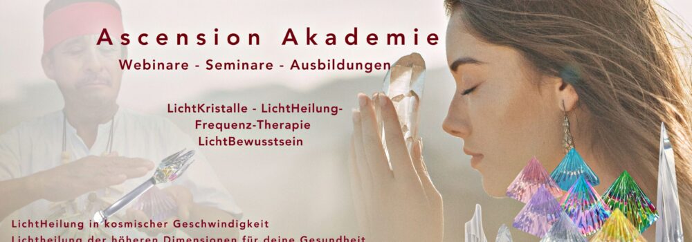 Ascension-Akademie, Webinae, Seminar, Workshops, Ausbildungen