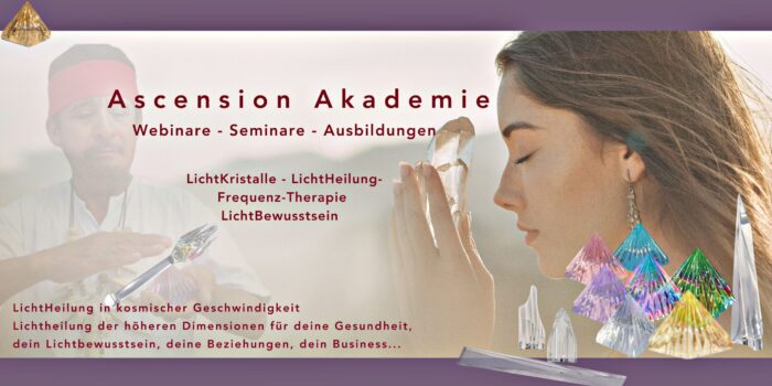 Ascension-Akademie, Webinae, Seminar, Workshops, Ausbildungen